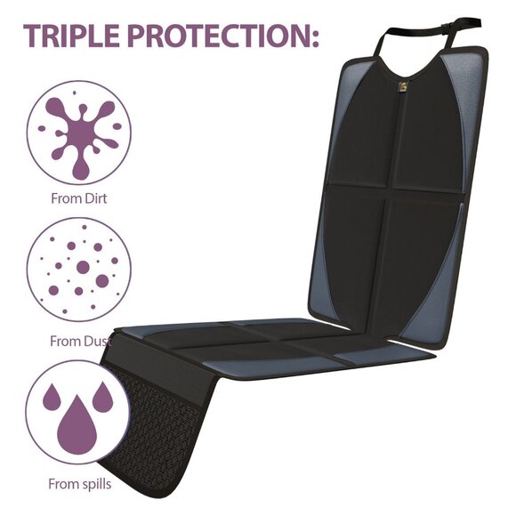 AMAR Car Seat Protector for Child Car Seat - Featuring Thick Padding, Waterproof - Picture 6 of 9